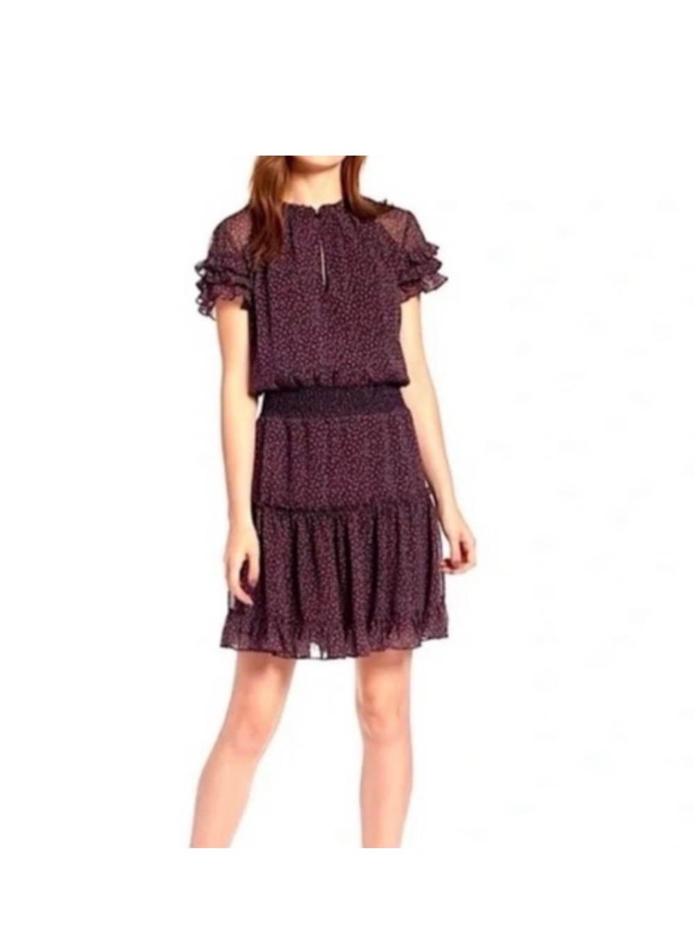 Rebecca Minkoff Black Floral Mini Dress